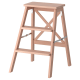 IKEA BEKVAM Stepladder, 3 Steps 63cm Beech