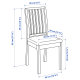 IKEA EKEDALEN Chair 45x39x95cm, White, Light Grey