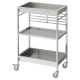 IKEA KUNGSFORS Kitchen Trolley, Stainless Steel 60x40CM