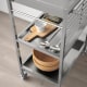 IKEA KUNGSFORS Kitchen Trolley, Stainless Steel 60x40CM