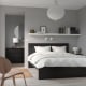 IKEA Malm Queen size Bed, 166cm x 209cm, Black-Brown, Luroy