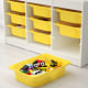 IKEA TROFAST Storage combination with boxes  99x44x55CM white, yellow