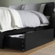 IKEA MALM Bed storage box for high bed frame 200cm Black-brown / 2 pack