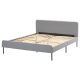 IKEA SLATTUM Upholstered Bed Frame 150x200CM Knisa Light Grey