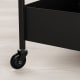 IKEA NISSAFORS Trolley 50.5x30x83cm, Black