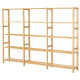 IKEA IVAR 3 Sections/Shelves 259x30x179CM PINE, 4 Layers