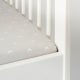 IKEA LENAST Fitted sheet for cot 60x120cm dotted/moon / 2 pack