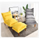 Urbana Reclining Lounge Chair and Ottoman, Yellow