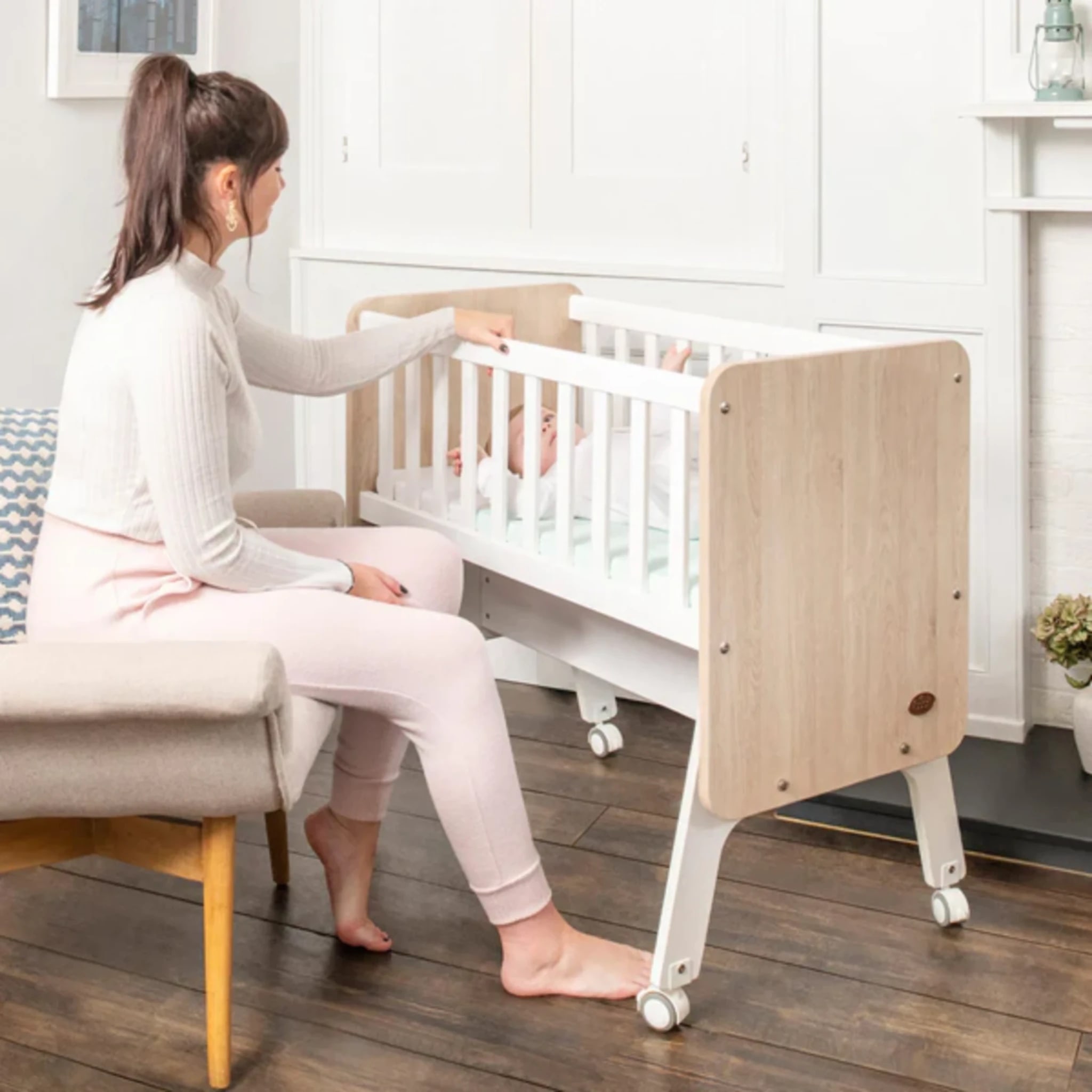 Boori Neat Kids Rocking Cradle, Oak