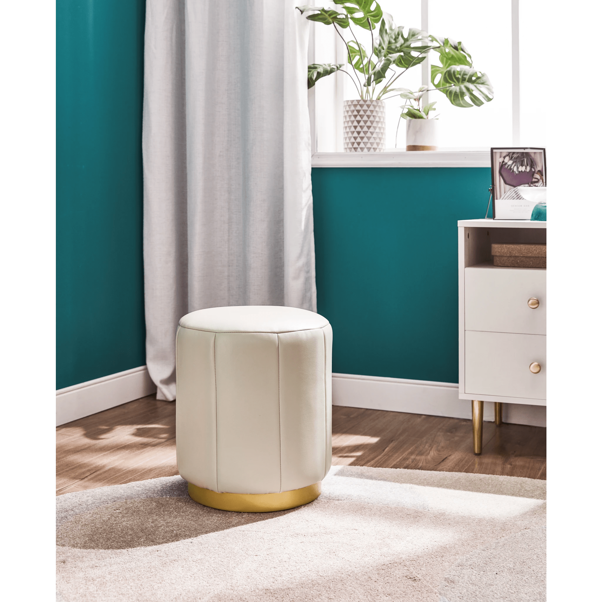 Linspire Juniper Dressing Stool, Beige