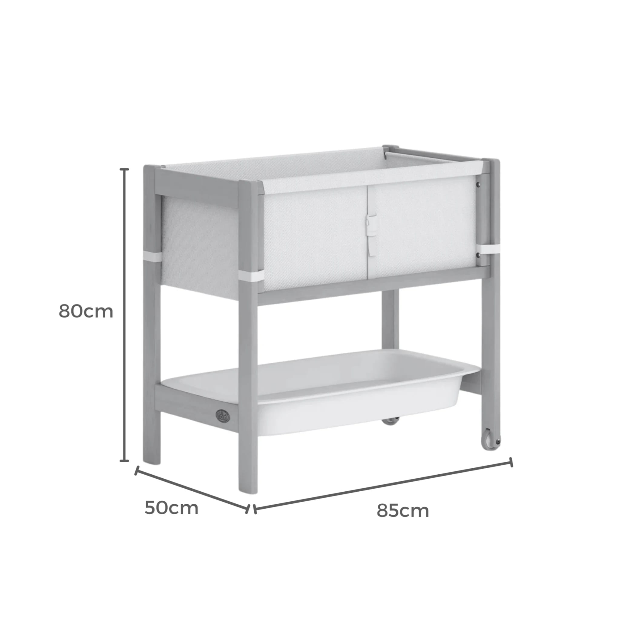 Boori Tidy Kids Bassinet/Change Table - 2 in 1, Pebble