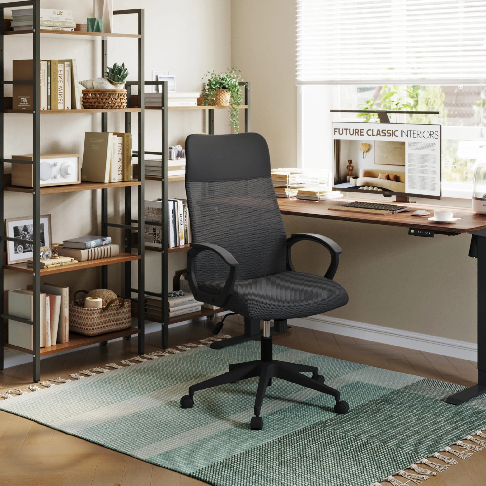 Linspire Pillar Office Chair, Black