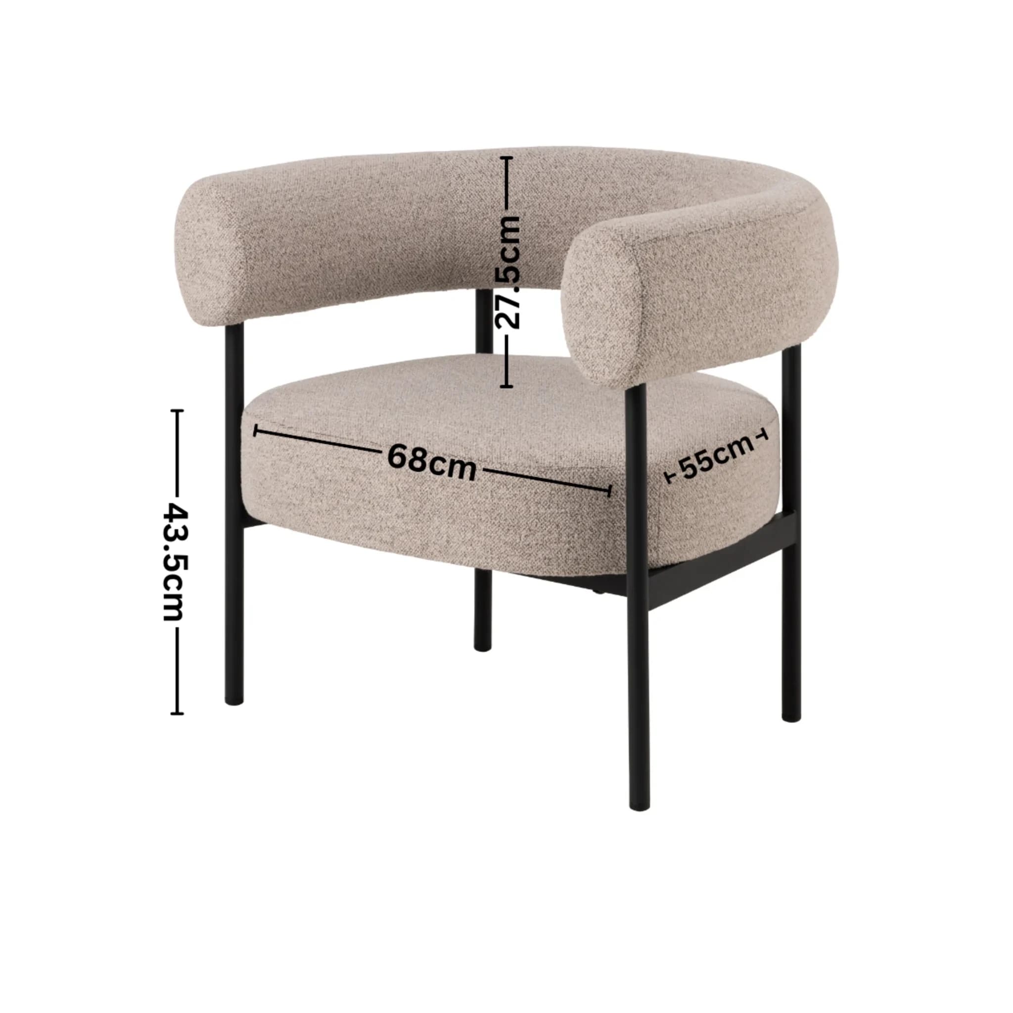 Hjem Design Oakmere Lounge Chair
