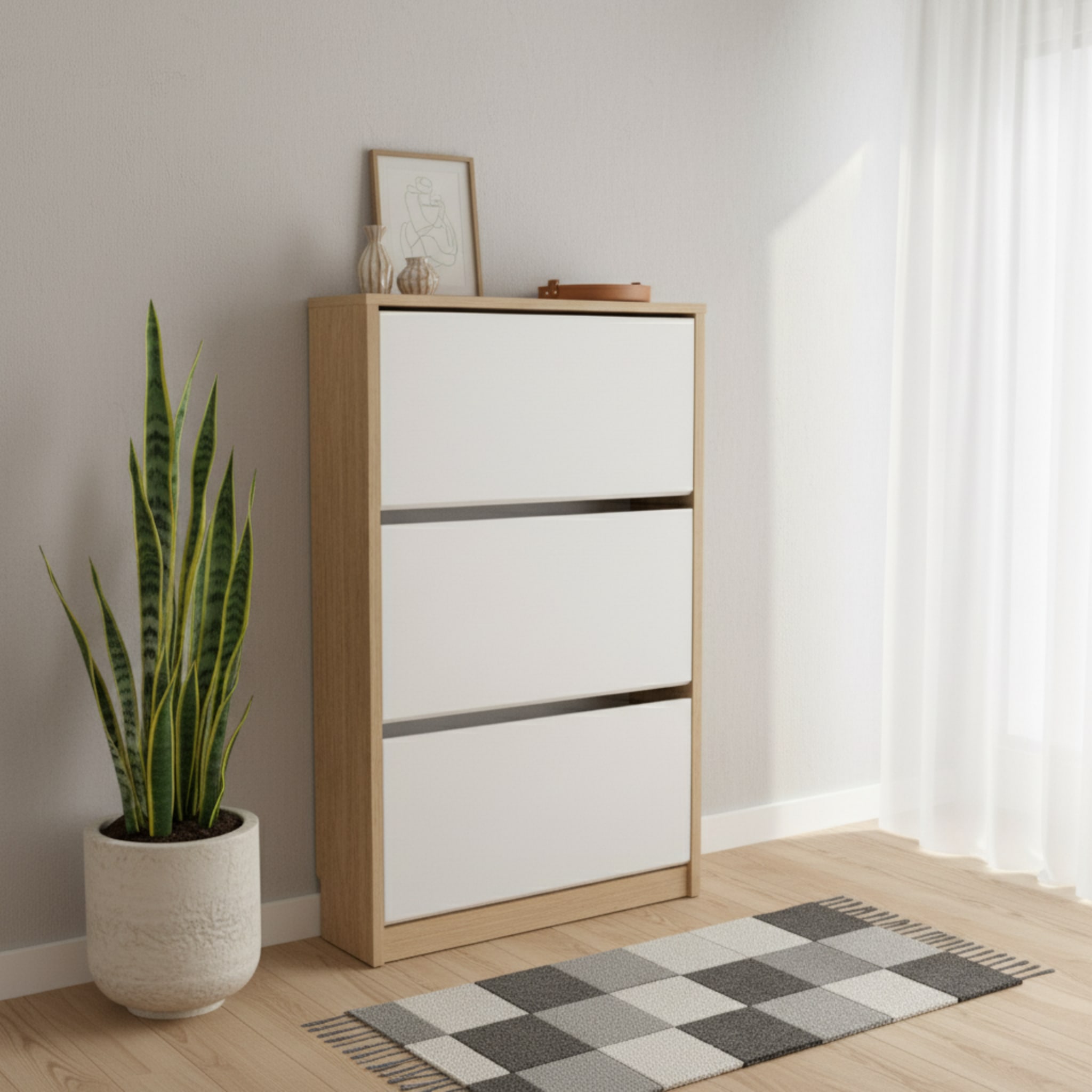Loft Ensio Shoe Cabinet with 3 compartments