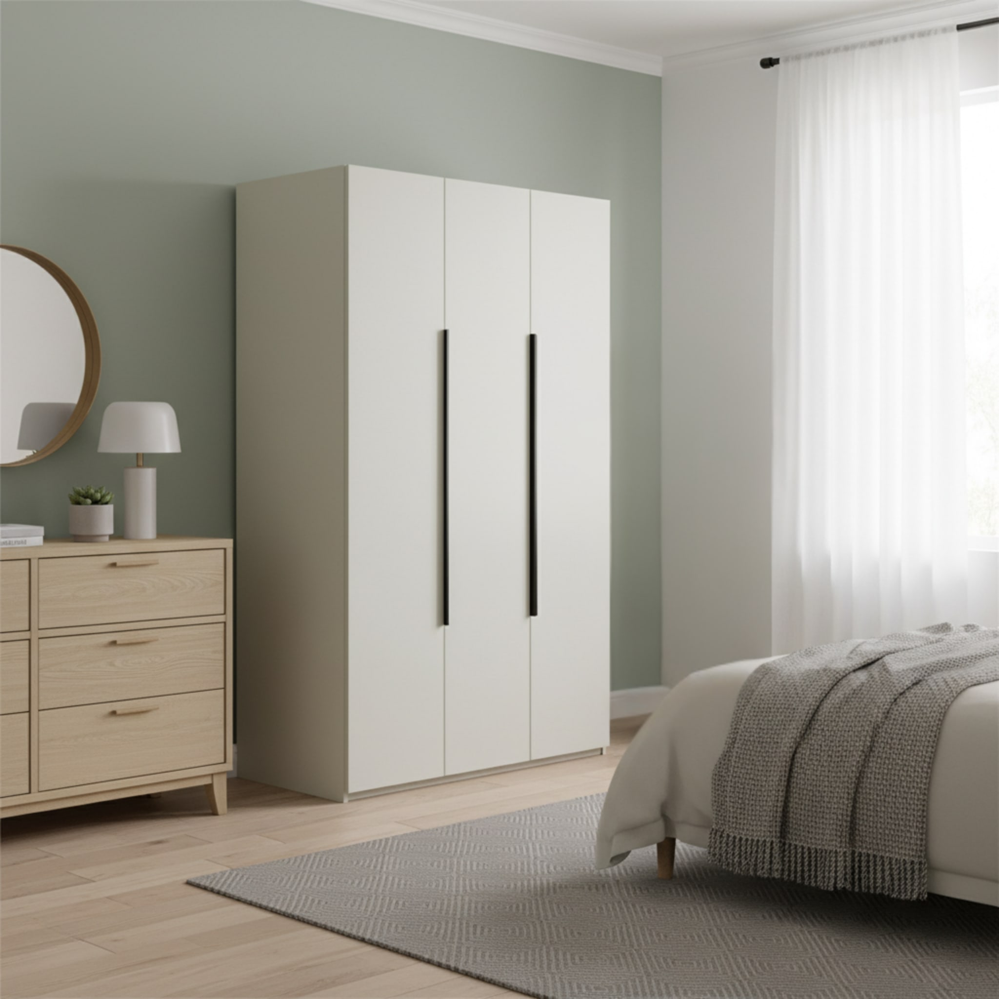 Linspire Stele 3-Door Wardrobe