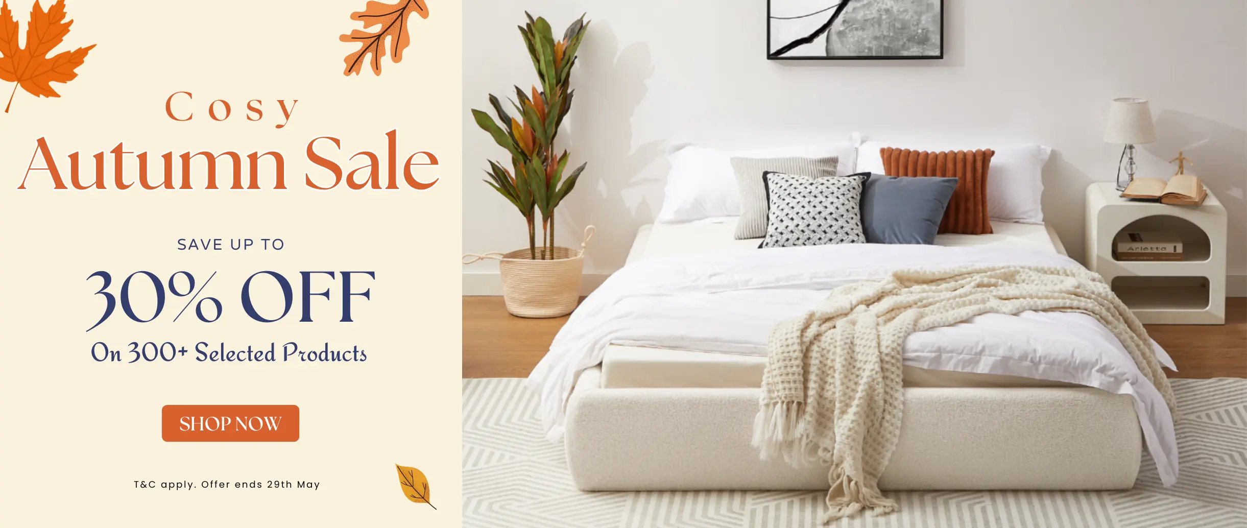 Cosy Autumn Sale - Bedroom Furniture