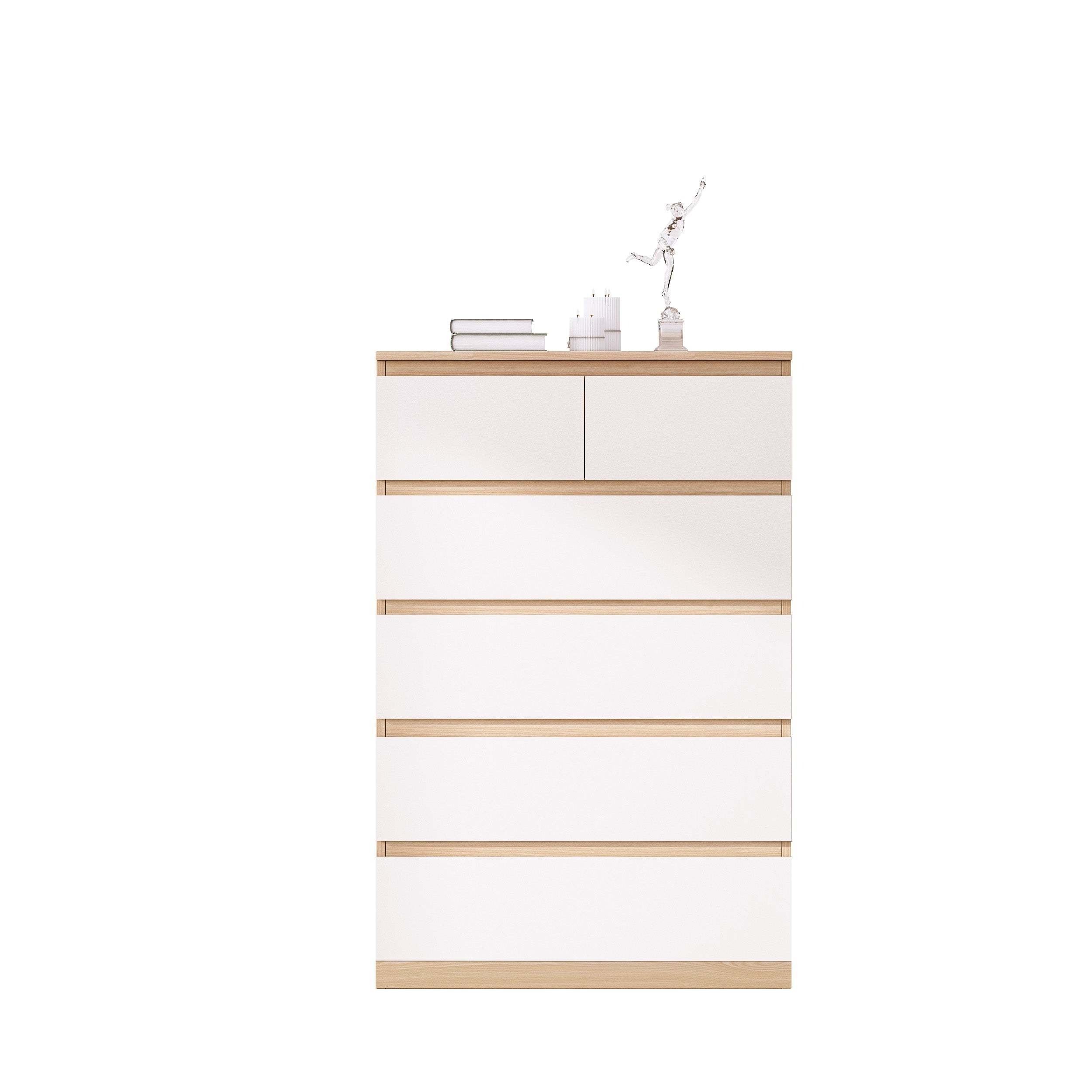 White, Natural Wood