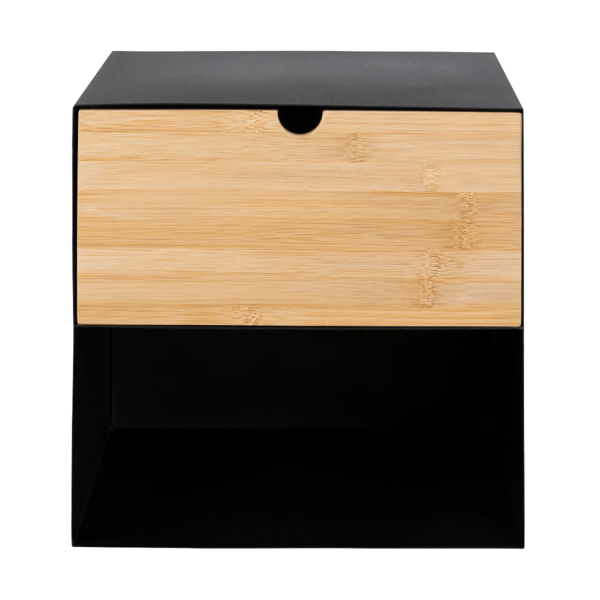 Black, Natural Wood