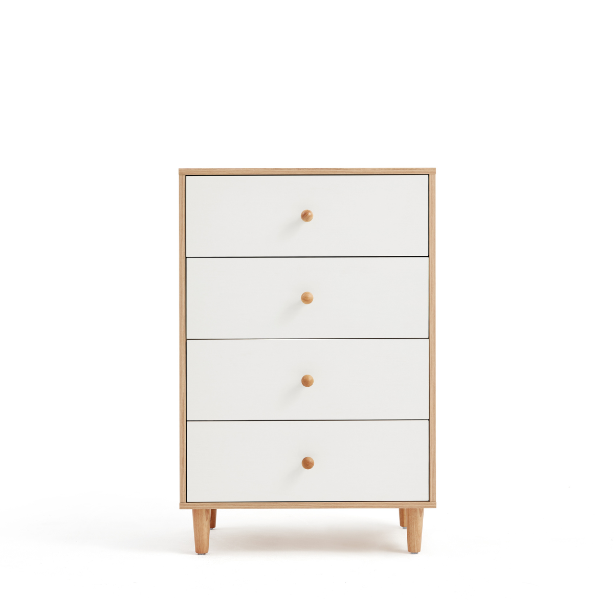White, Natural Wood