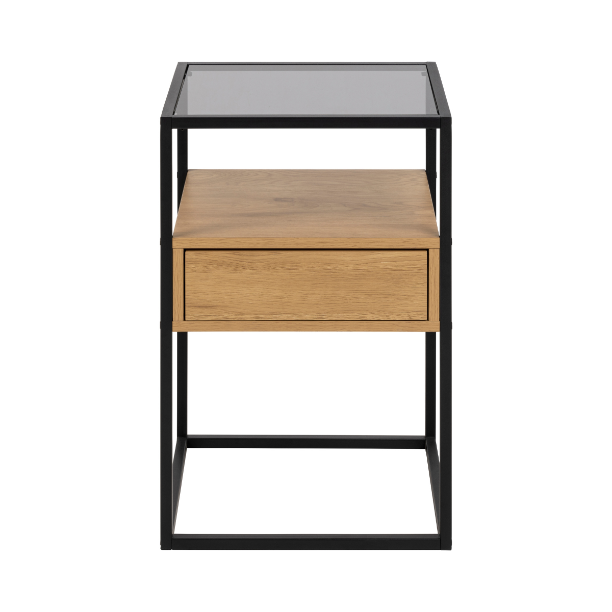 Black, Natural Wood