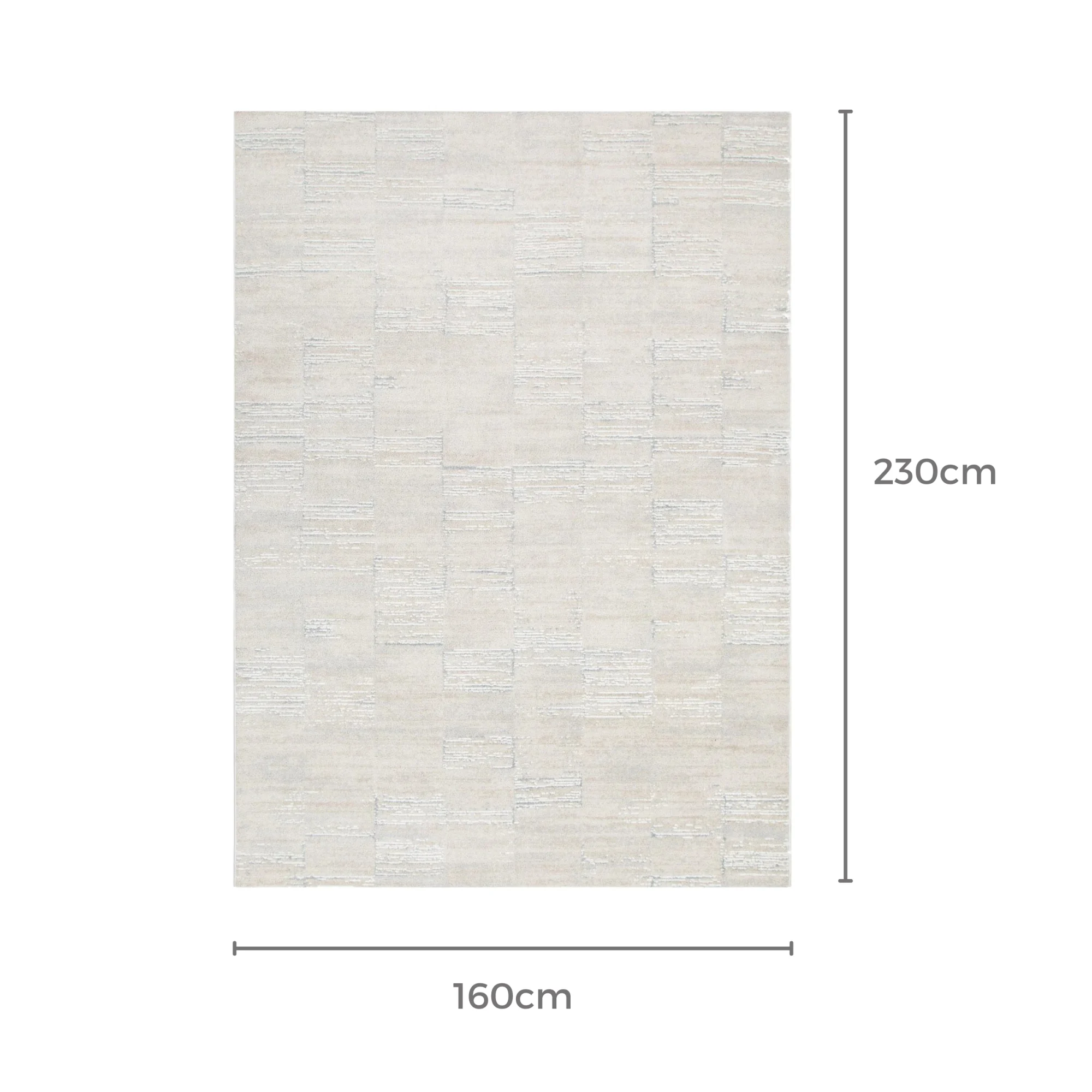 DreamWeaver Trend Rug, Beige & Grey, 160x230cm