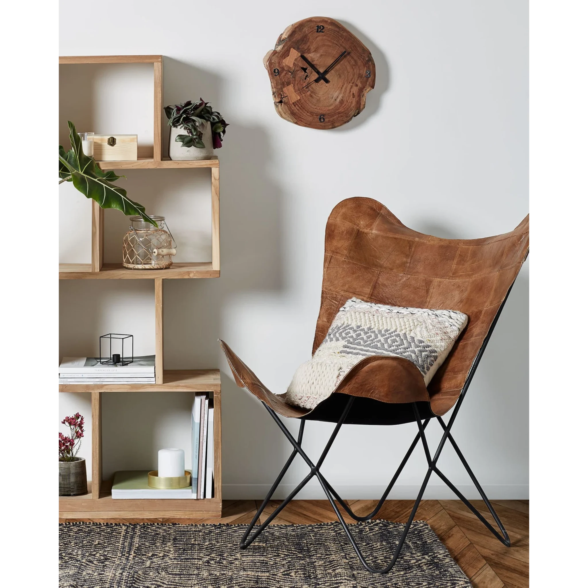 Kave Home Arundal Solid Wood Bookshelf