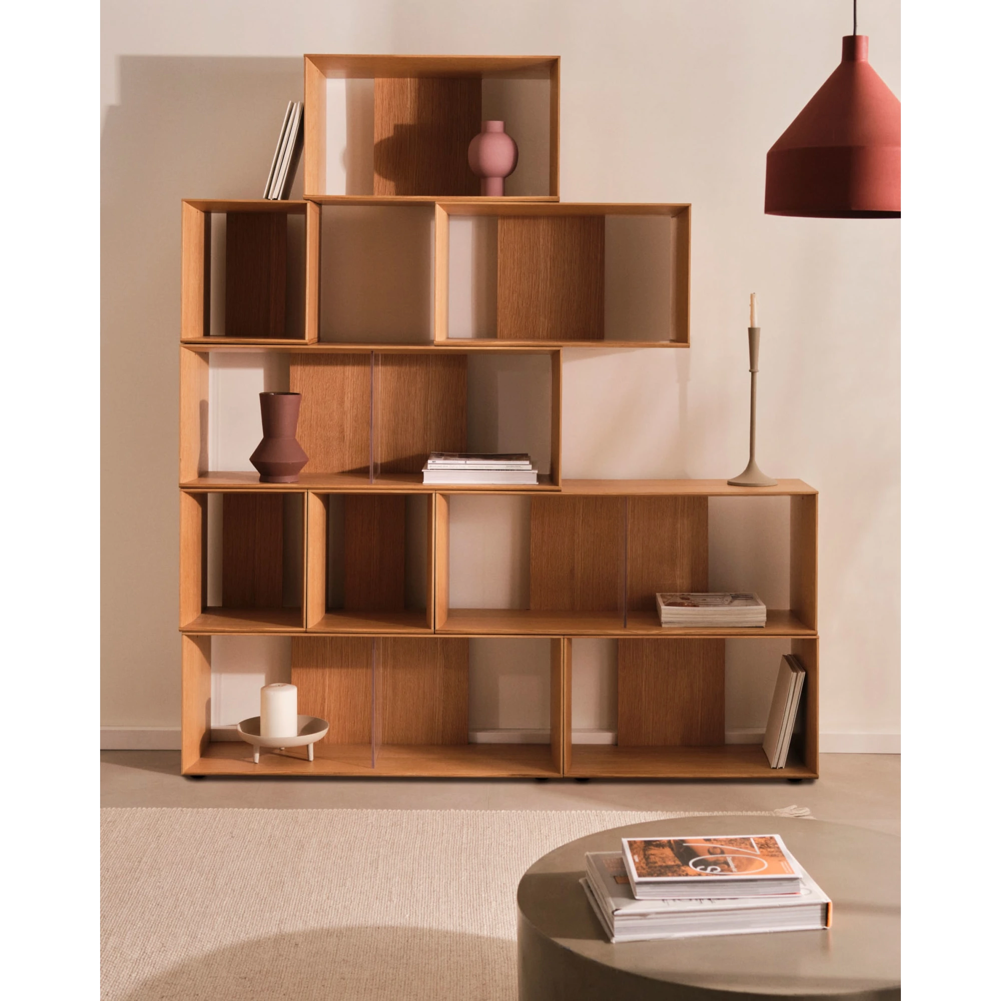 Kave Home Litto Bookshelf, 101x152cm