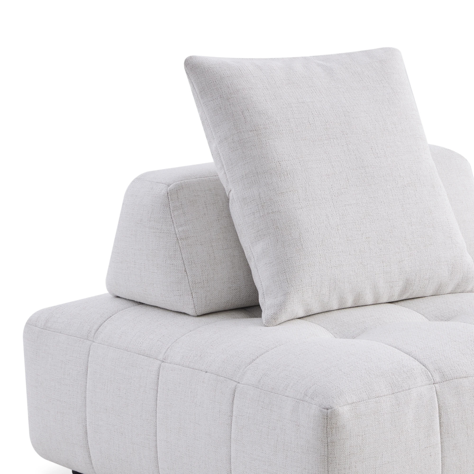MODE Rubik 1-Seater Lounger Sofa, Oatmeal