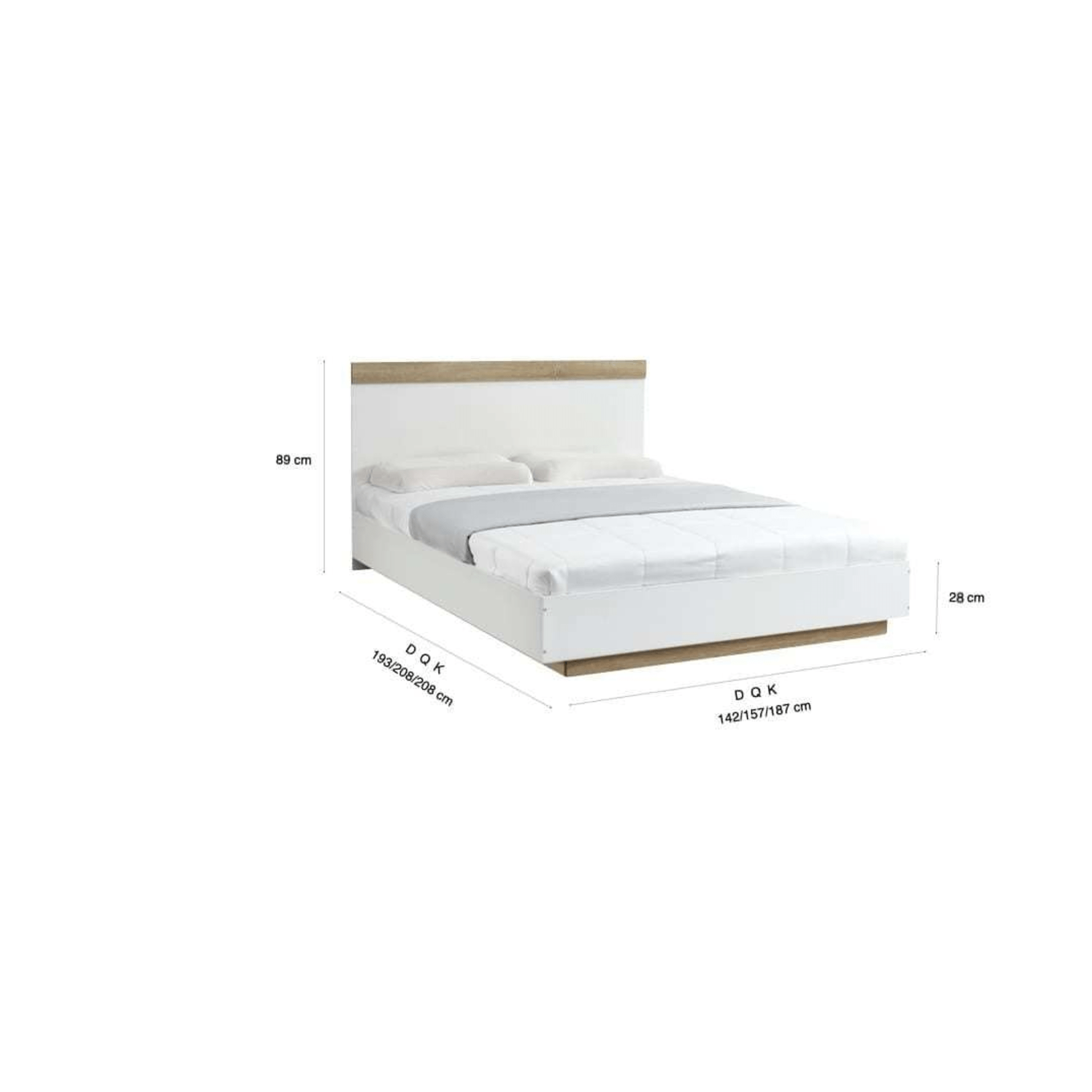 Lifely Cuppa Wooden NZ Queen Bed Frame