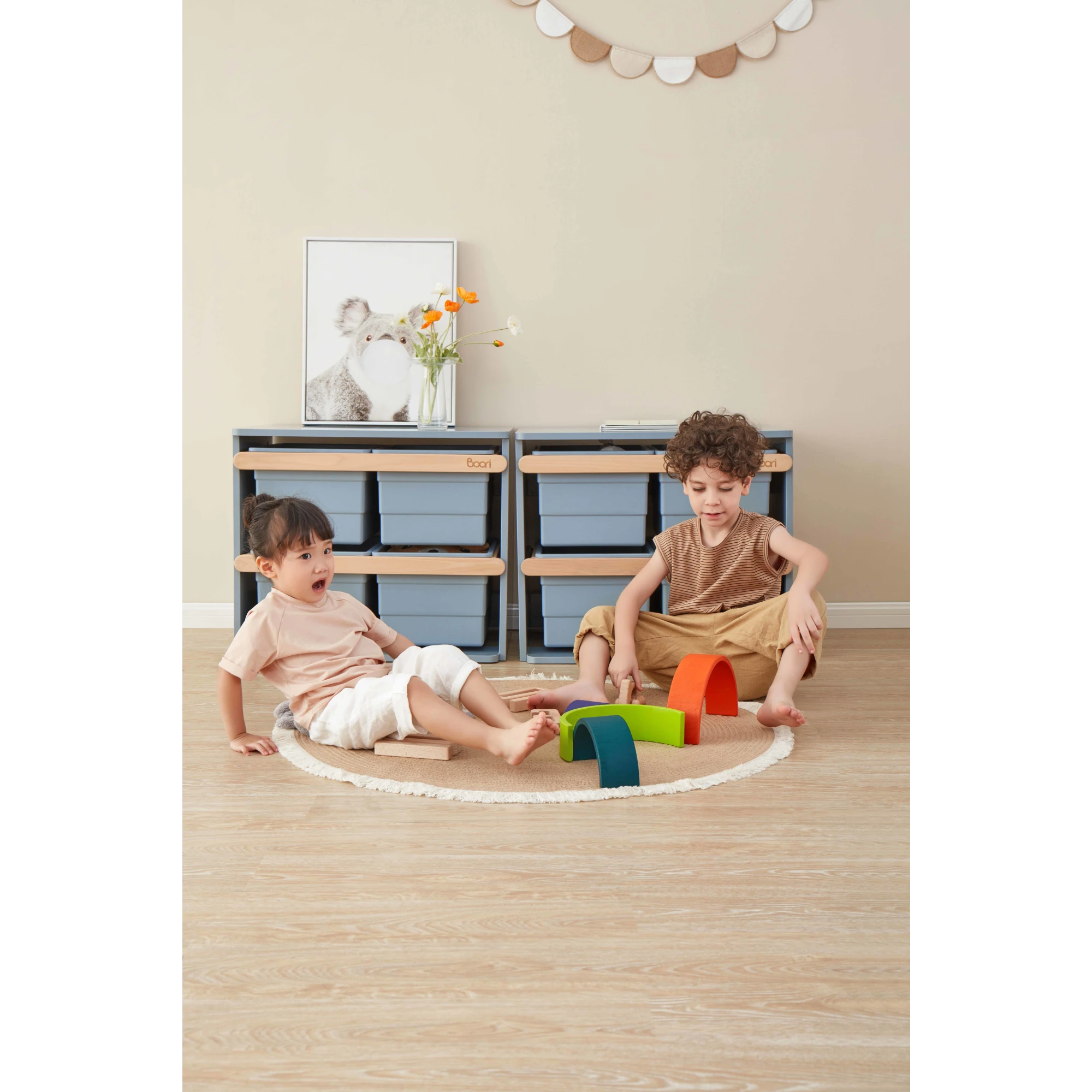 Boori Tidy Kids Toy Cabinet, Blueberry