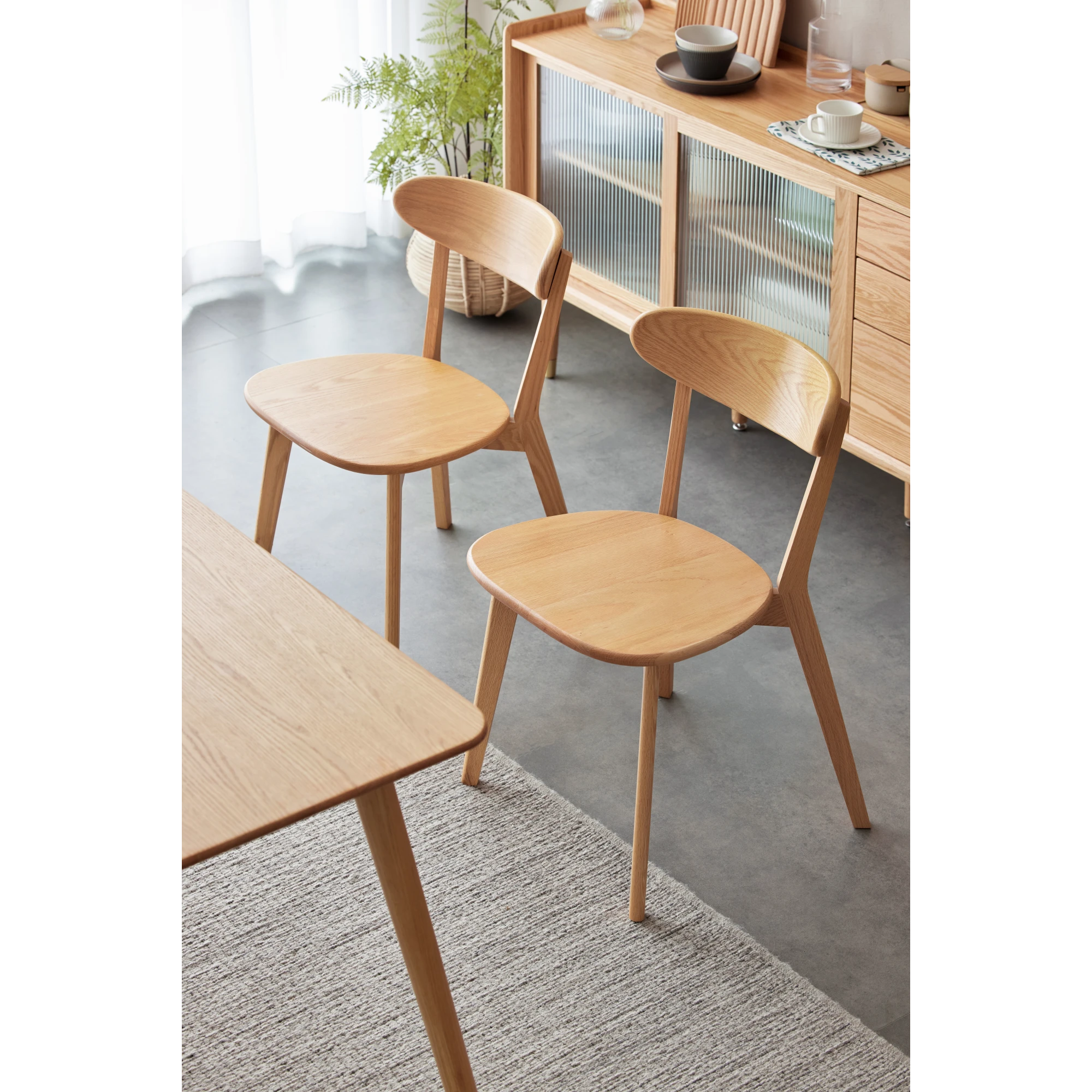 Solidwood Kano Dining Chair, Set of 2