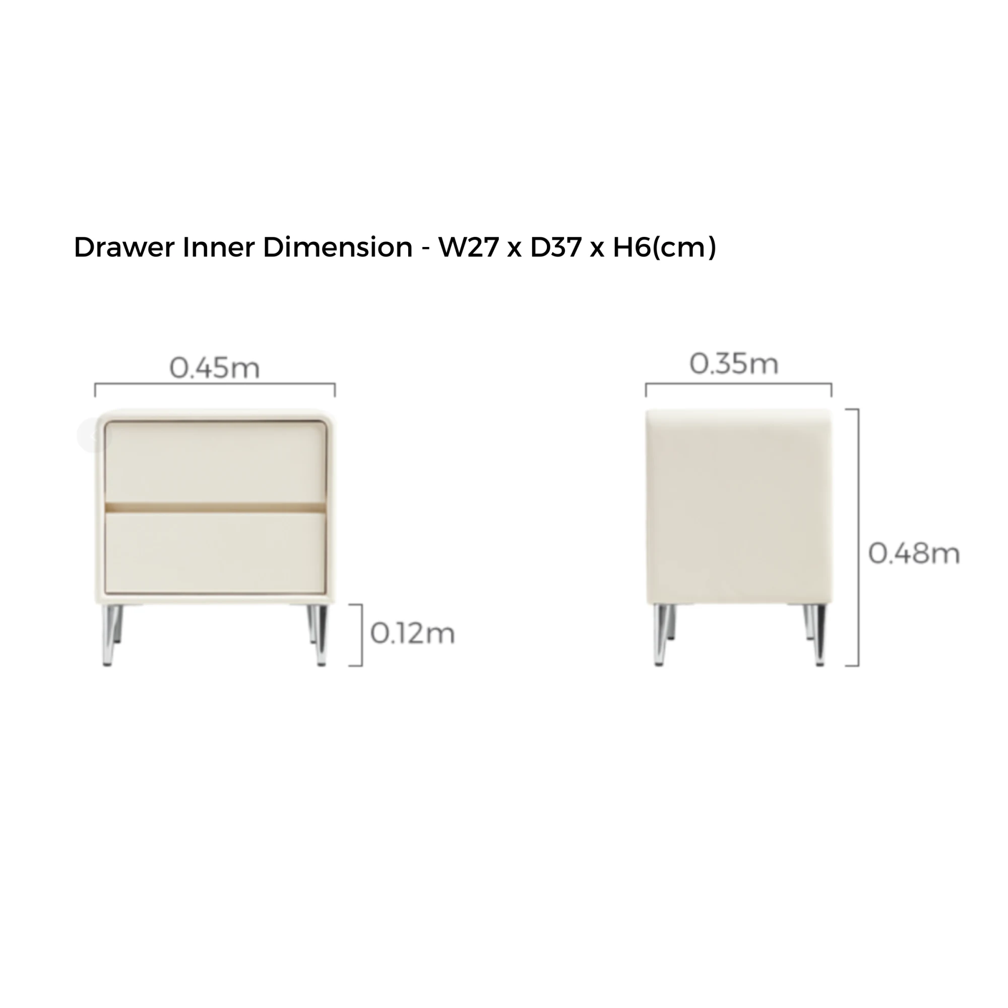 Linspire Whimsy Bedside Table
