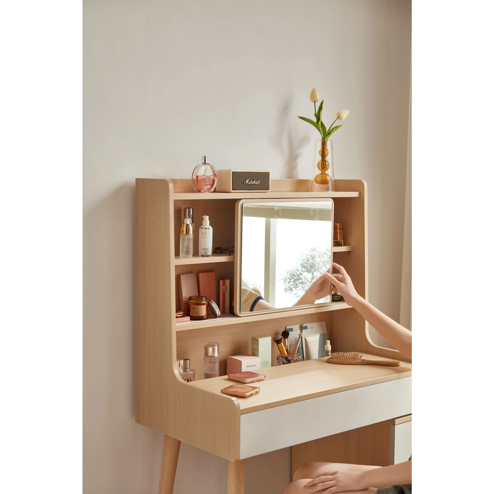 Linspire Juniper Extendable Dressing Table with Cabinet