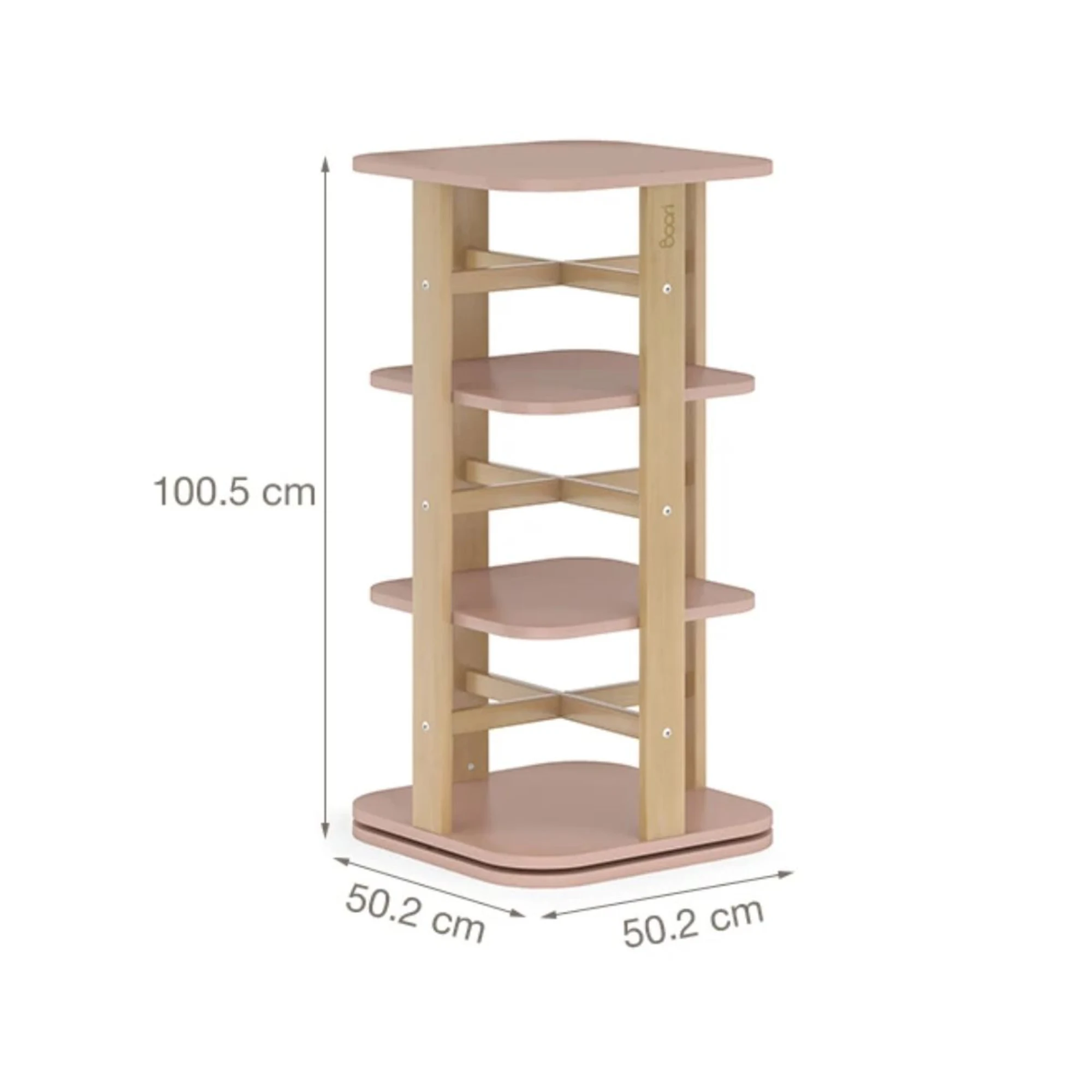 Boori Tidy Kids Rotating Bookshelf V22, Cherry