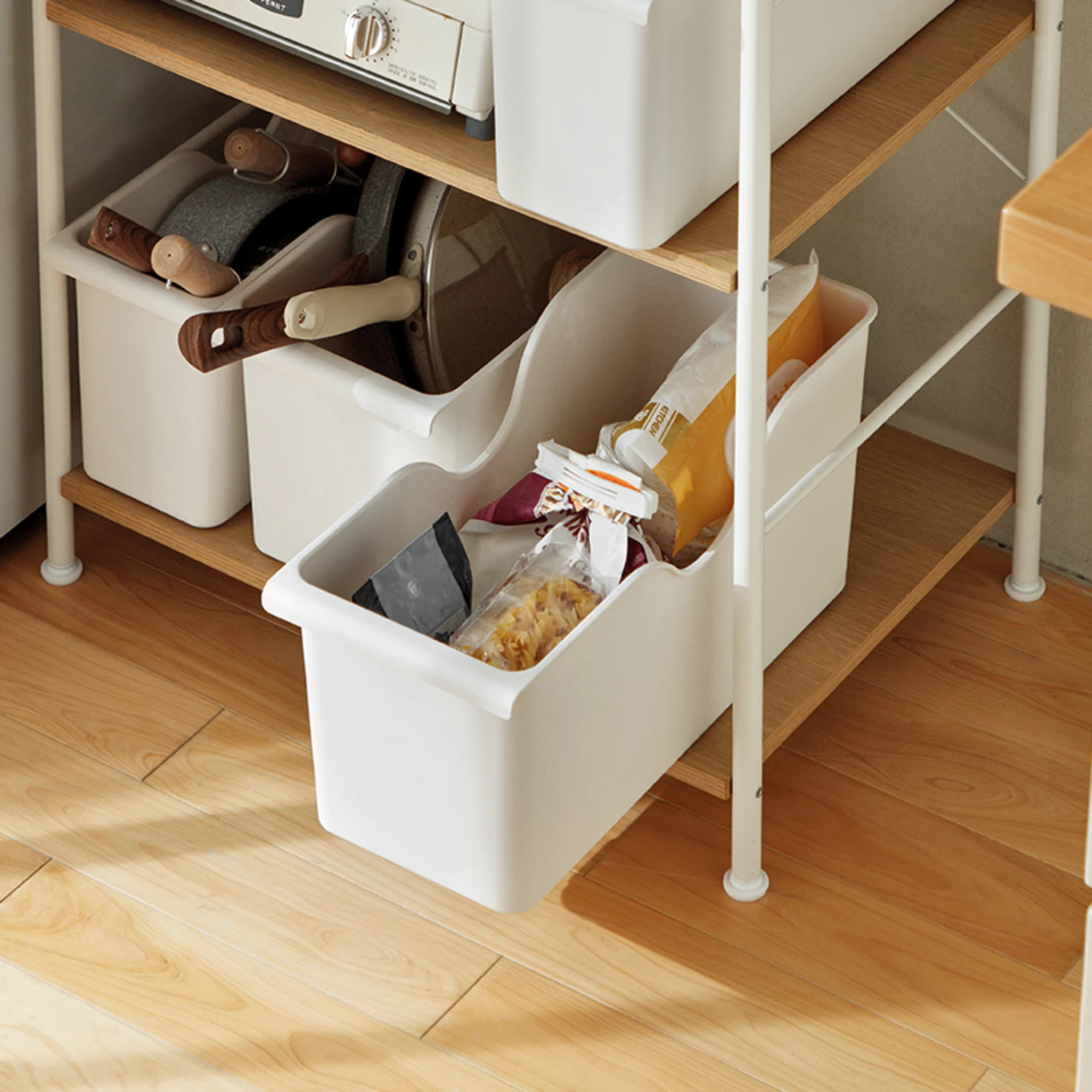 ZenLife Glen Kitchen Storage Box, Medium, 14.7x40.8x23.2cm