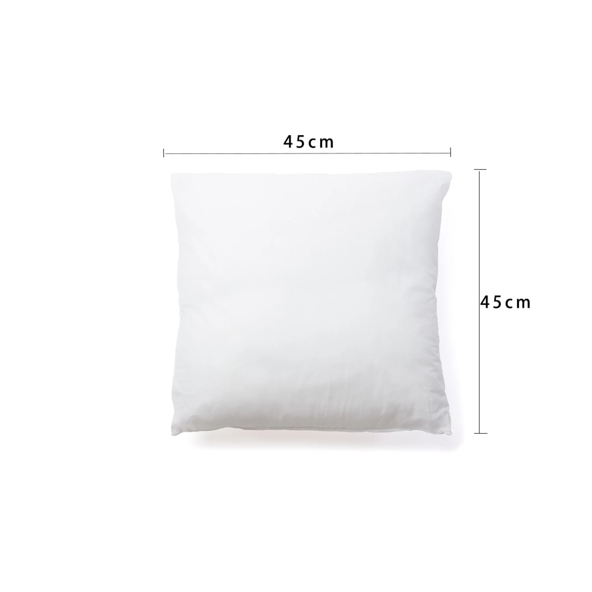 Kave Home Zz Filler Cushion, 45X45cm, White