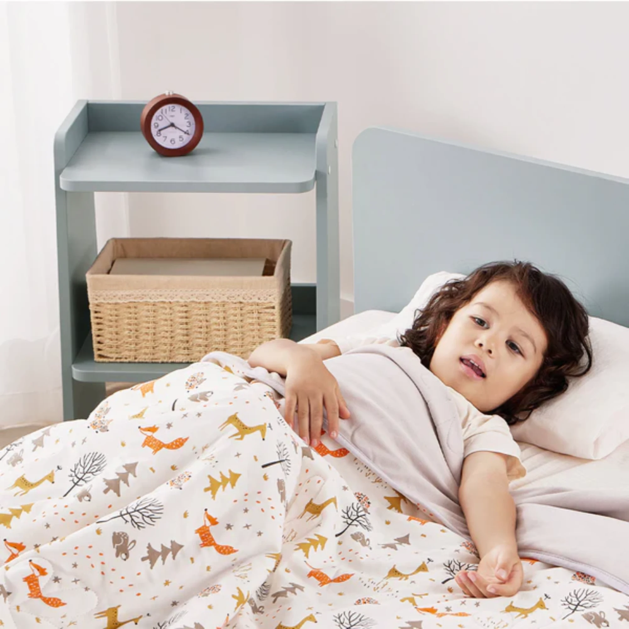 Boori Neat Kids Bedside Stand, Blueberry