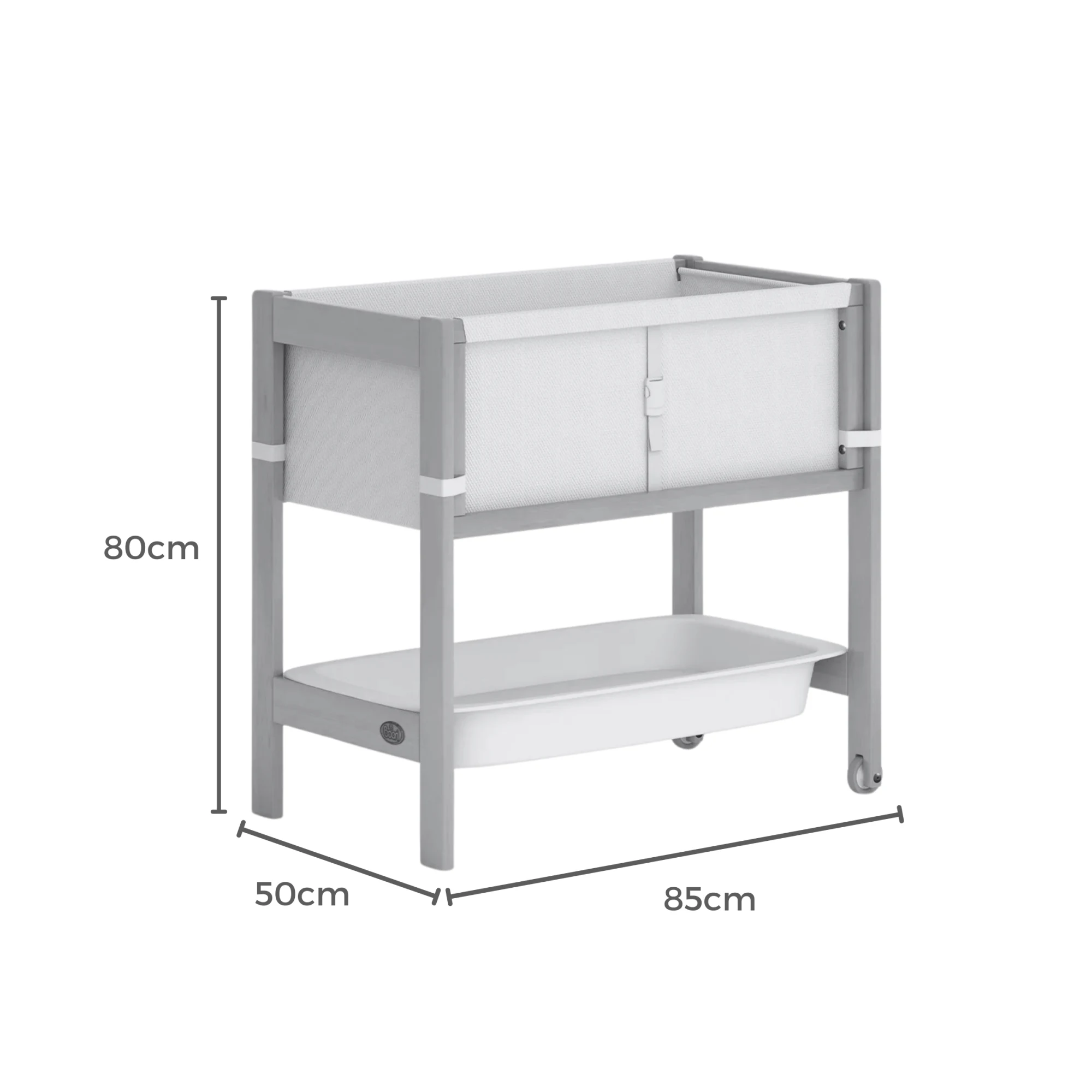 Boori Tidy Kids Bassinet/Change Table - 2 in 1, Barley White
