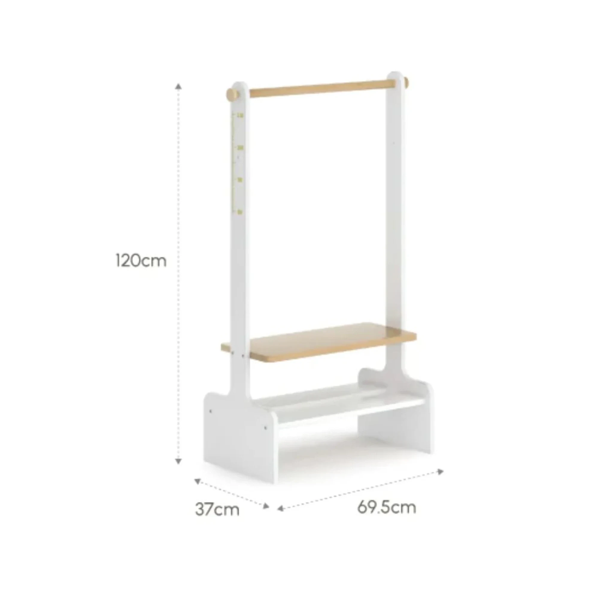 Boori Tidy Kids Clothing Rack, Barley