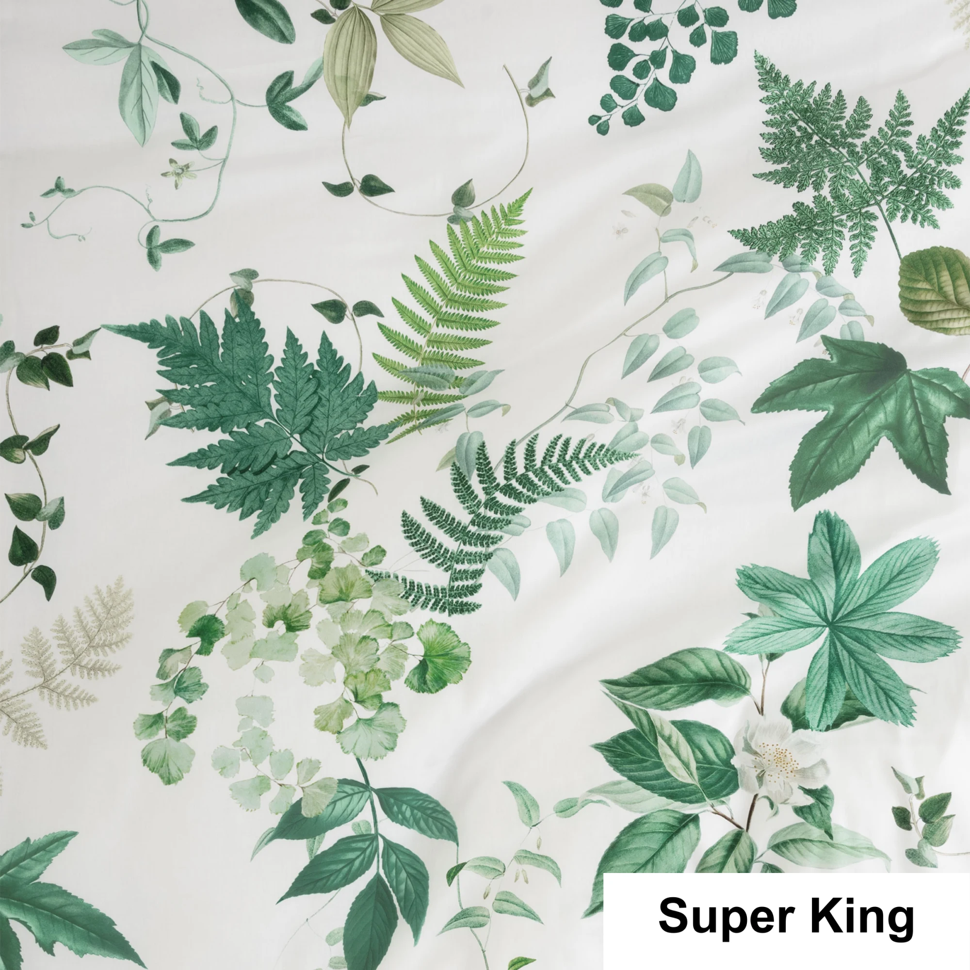 SAVONA Freya Duvet Cover Set, White, NZ Super King
