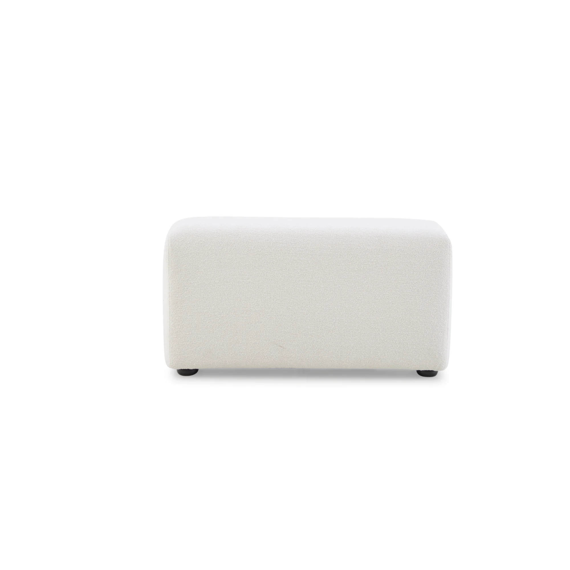 MODE Bravo Arm Sofa Module, Boucle, Creamy White