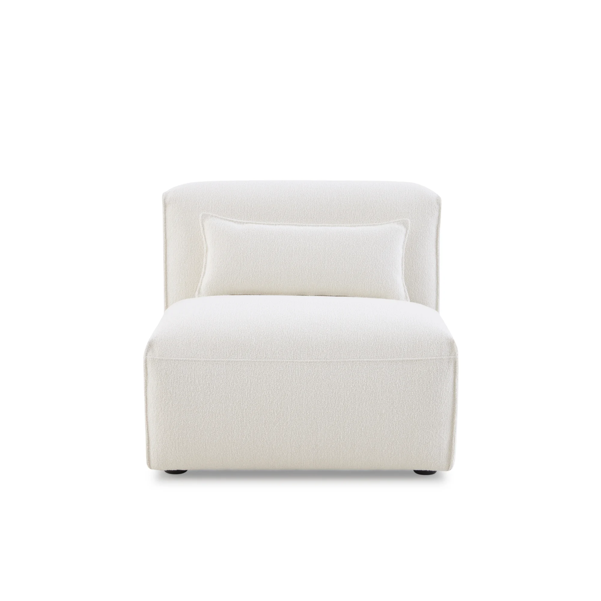 MODE Bravo 1-Seater Sofa Module, Boucle, Creamy White