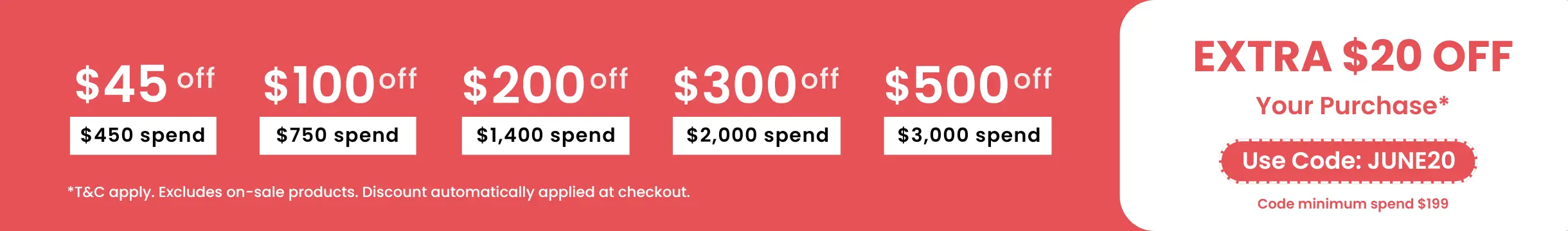 Mid Year Sitewide Sale - Spend and Save