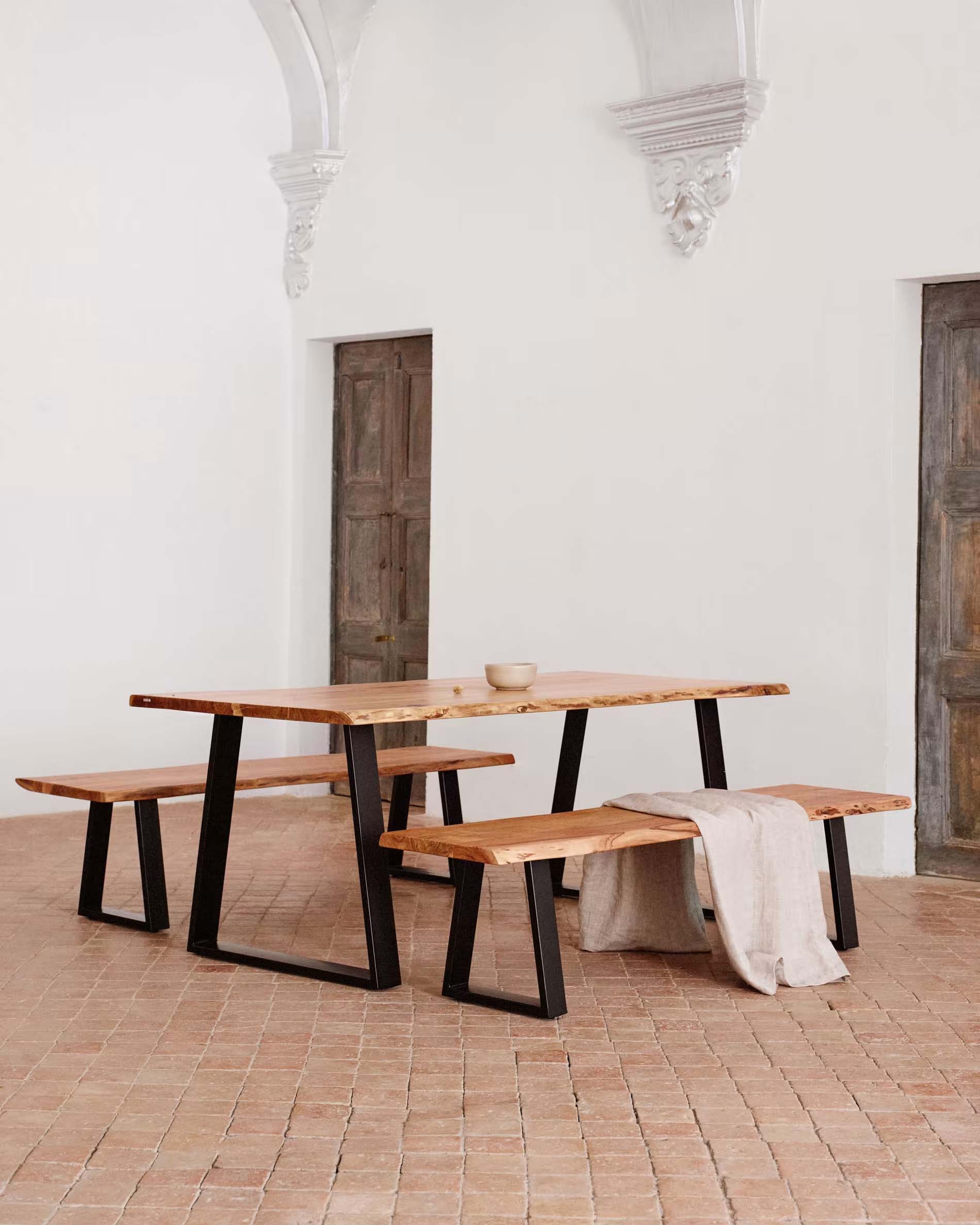 Kave Home Alaia Bench, 180cm