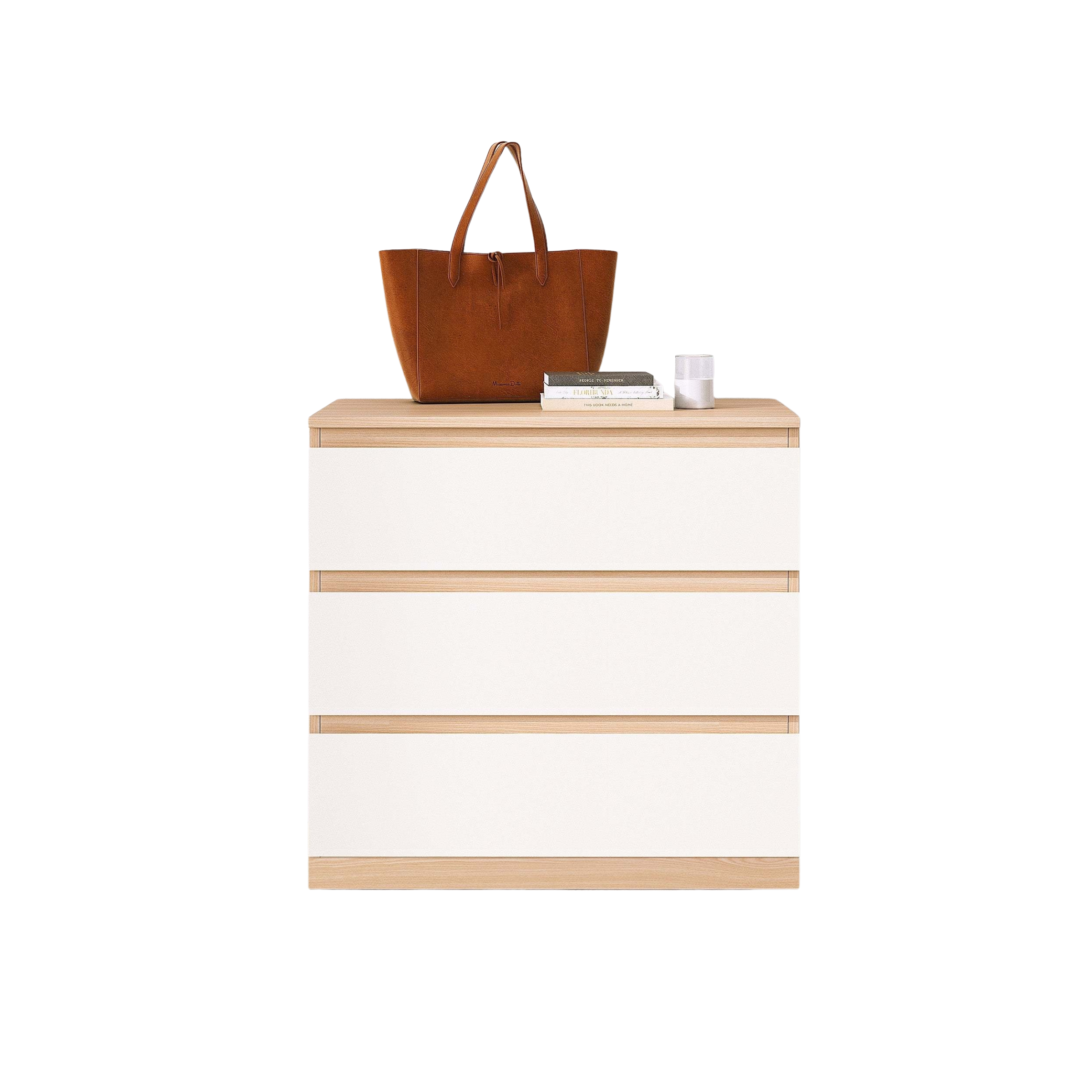 White, Natural Wood