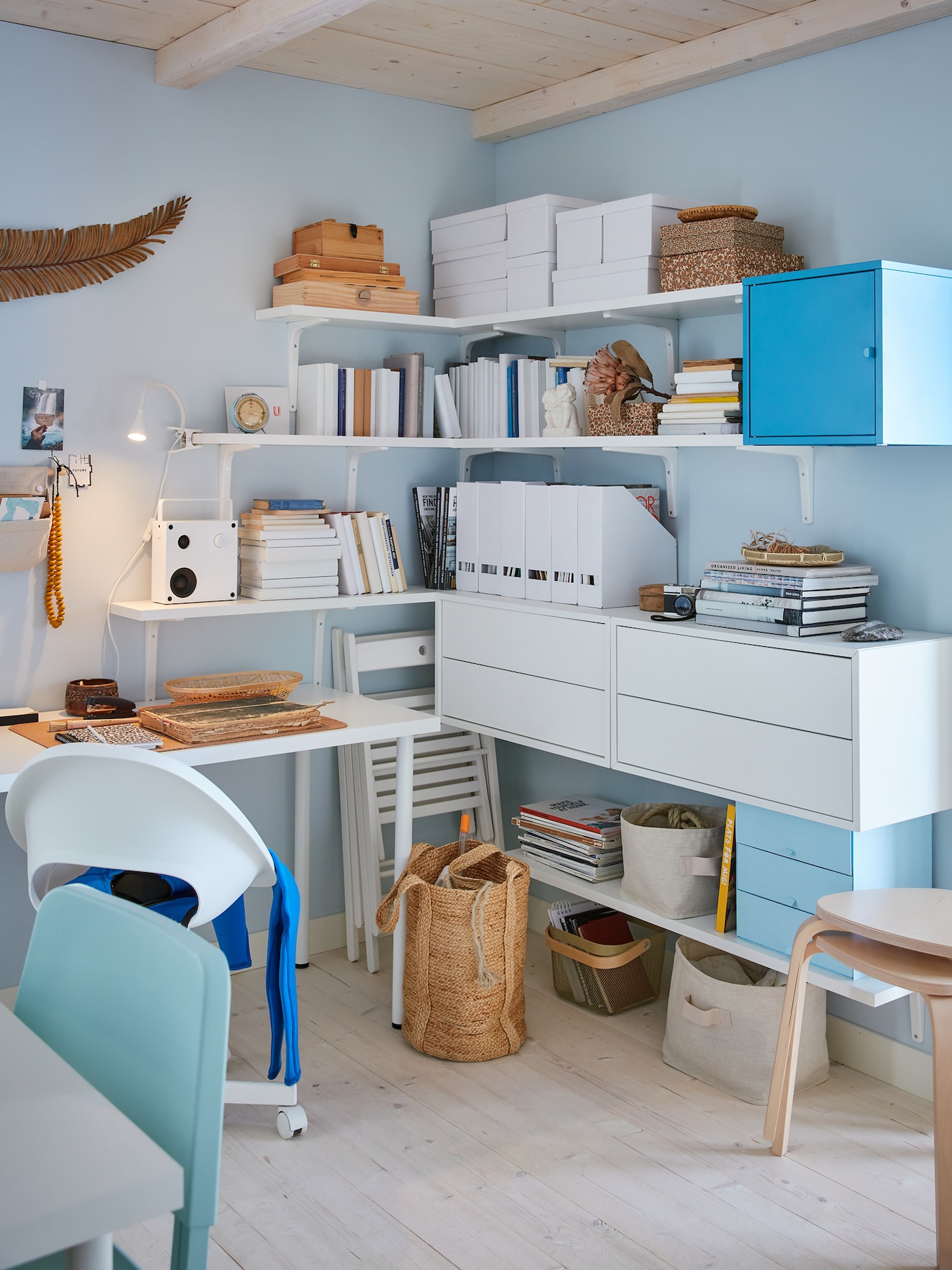 IKEA EKET Cabinet with 2 Drawers 70x35x35CM White
