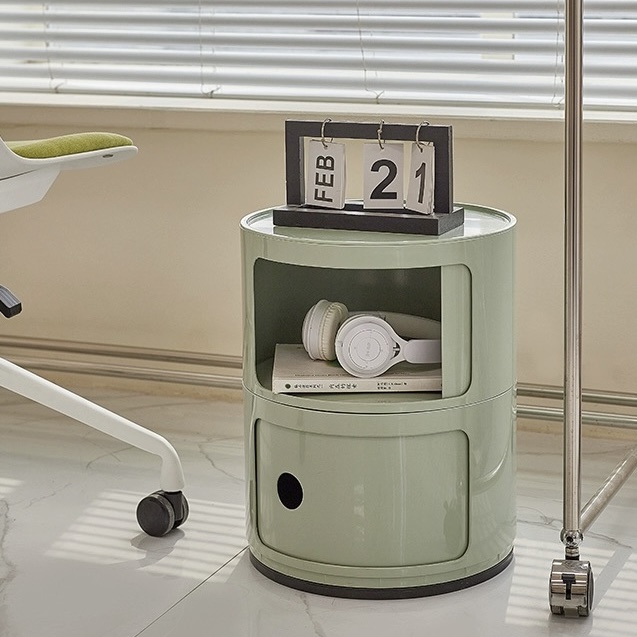 MODE Anna Ferrieri Componibili 2 Tier Storage Unit Replica, 32x40CM, Matcha Green