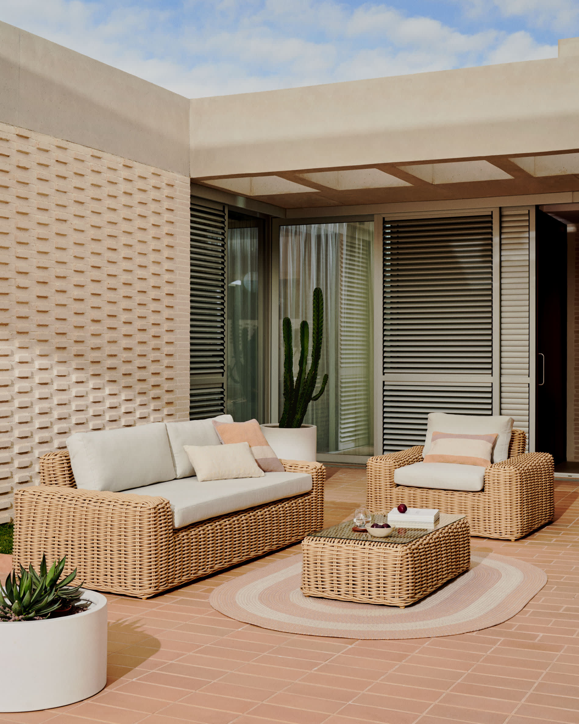 Kave Home Portlligat 3-Seat Sofa