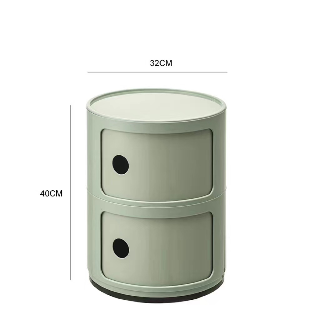 MODE Anna Ferrieri Componibili 2 Tier Storage Unit Replica, 32x40CM, Matcha Green