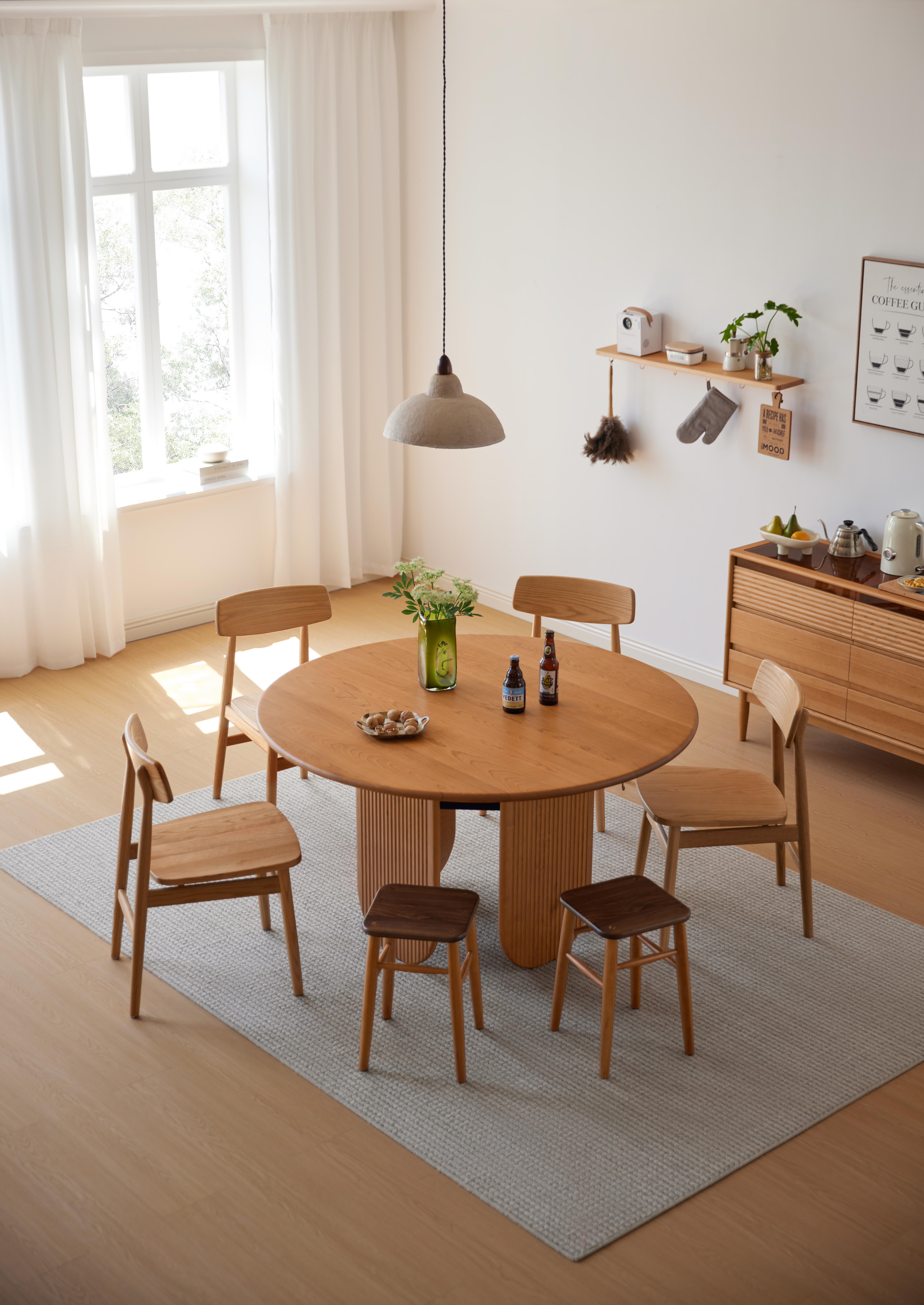 Linspire Harbor Solid Wood Dining Table 0.95m